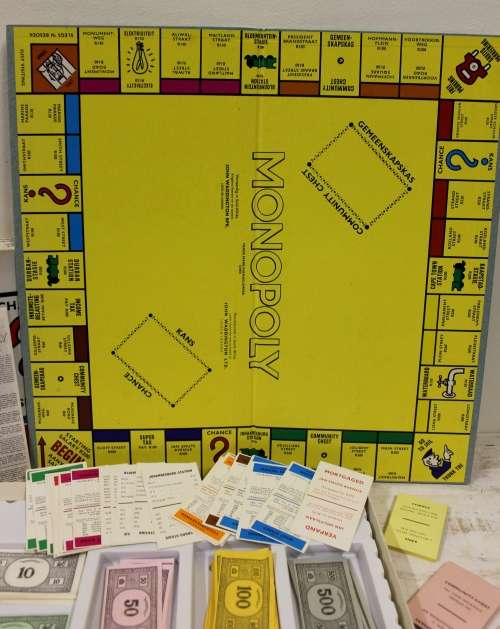 Vintage 1980`s MONOPOLY Board Game - South African Edition