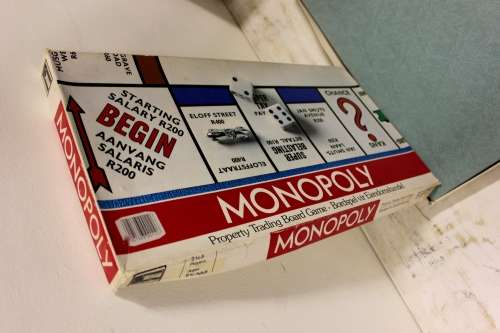 Vintage 1980`s MONOPOLY Board Game - South African Edition
