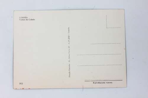Five Original Vintage 1960`s unused Postcards of LUANDA, Angola