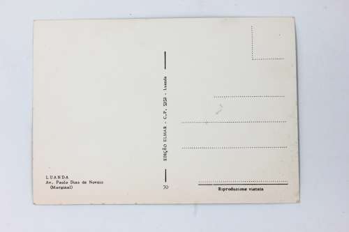 Five Original Vintage 1960`s unused Postcards of LUANDA, Angola