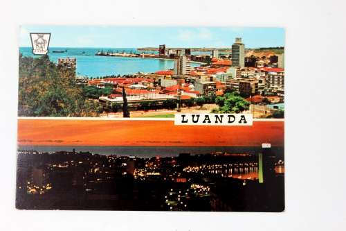 Five Original Vintage 1960`s unused Postcards of LUANDA, Angola