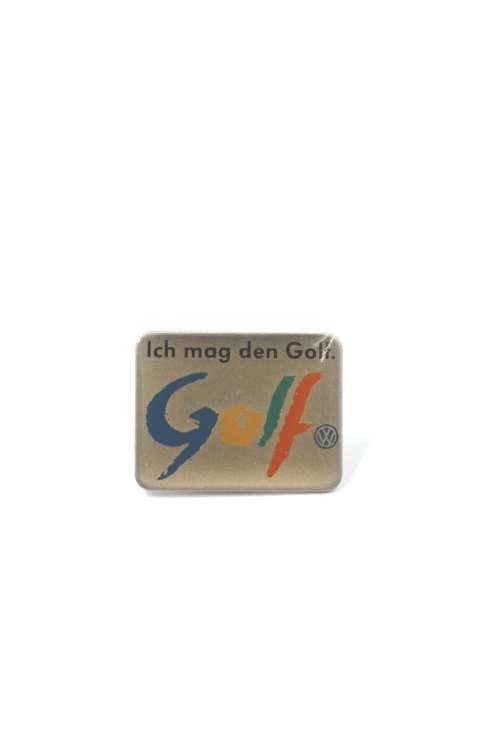 Two VW Golf Vintage Pins