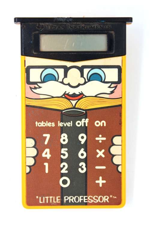 Vintage 1976 World Famous `My Little Professor` Calculator - FAULTY!
