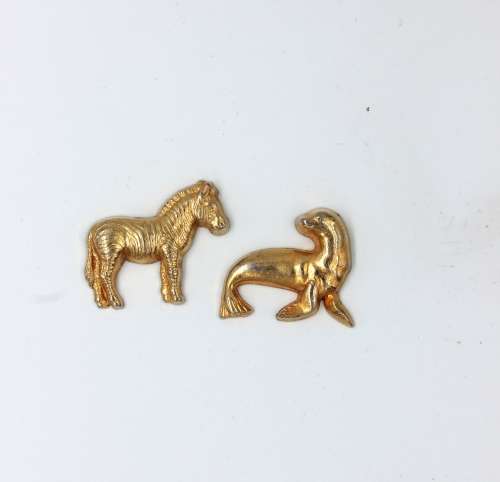 Collection of 8 Metal Miniature Animals