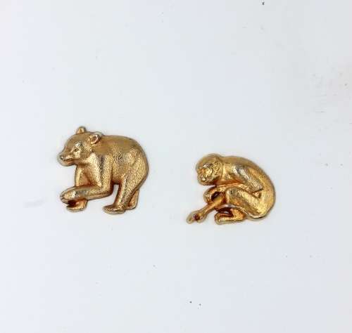 Collection of 8 Metal Miniature Animals