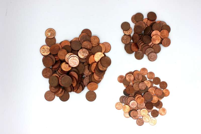 Collection of CIRCULATED Old South African Coins and One Note