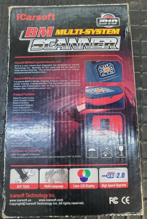 iCarsoft Multi-system Scanner i910 for BMW/Mini OBDII