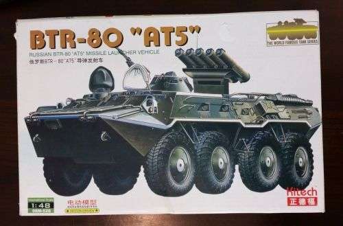 Russian Missile Launcher Vehicle BTR-80 AT5 1/48 Scale