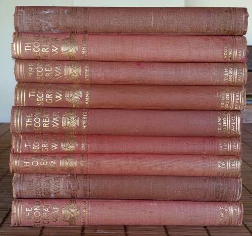 The Second Great War by John Hammerton 9 Volume Set 2nd World War WW2 History