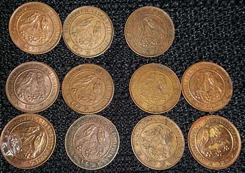 Quarter Penny (1/4d) George VI Union Job Lot x11 Coins