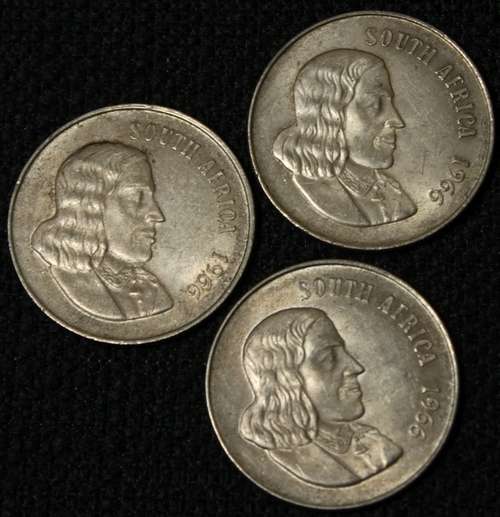1966 Silver One Rand - English R1 - JOB LOT One Bid For All Three