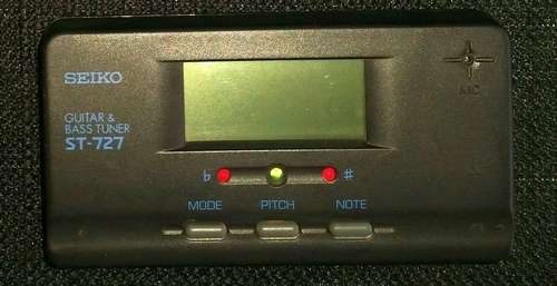 Guitar and Bass Tuner - SEIKO ST-727 - with original box and manual