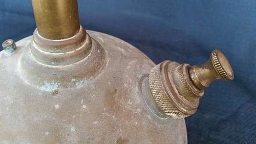 Tilley Table Lamp Model TL136 - shorter version of the TL106 - 1952 to 1956 - Brass Paraffin Lamp
