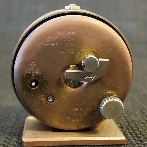 APPELLA Miniature Travel Alarm Clock - Vintage Swiss Made 7-Jewels - Working Order