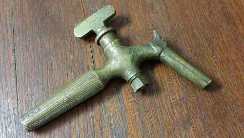 Antique Wine Vat Tap / Spigot - Bronze / Brass Beer Barrel Faucet