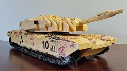 Rare Original Mega Bloks ProBuilder LEGO Compatible M1A1 Abrams Tank - Battleship