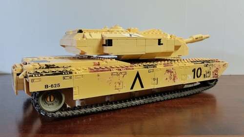 Rare Original Mega Bloks ProBuilder LEGO Compatible M1A1 Abrams Tank - Battleship