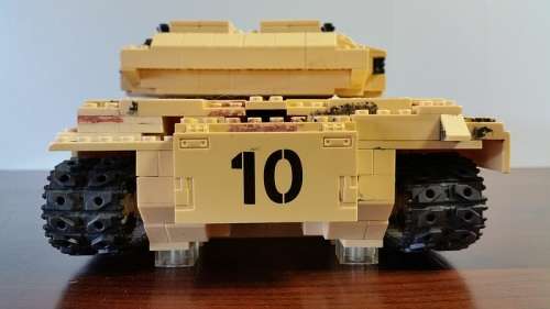 Rare Original Mega Bloks ProBuilder LEGO Compatible M1A1 Abrams Tank - Battleship