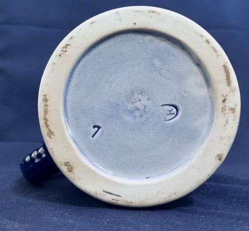 Beer Stein 1/2 L - Beautiful Deep Navy Blue - Pewter Lid