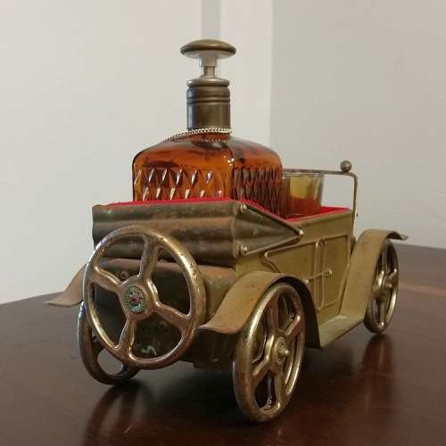 Vintage Styled Model A Car - Musical Decanter Car "How Dry I Am" - Whisky Sherry Port with 6 Glasses