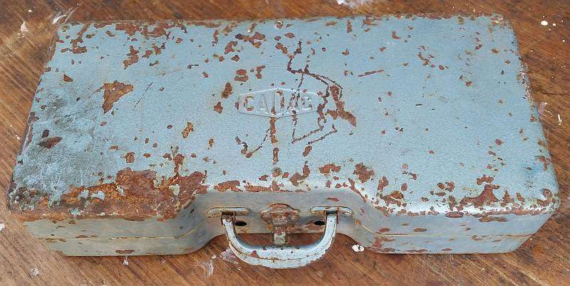Vintage Cadac Camp Stove - Case Only - Classic Camping Military Issue Solid Construction