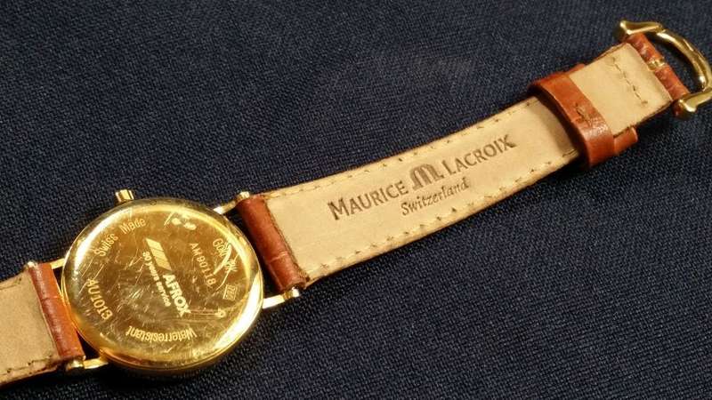 Maurice Lacroix 18k Gold Aurea Ladies Watch - Excellent Condition, Classic Stylish Ladies Watch
