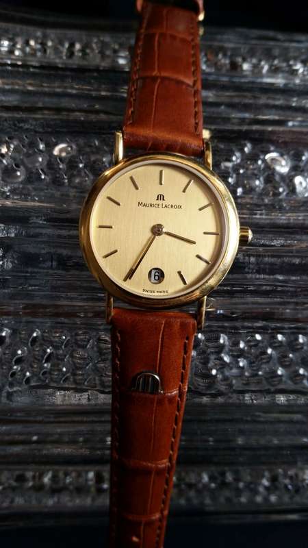 Maurice Lacroix 18k Gold Aurea Ladies Watch - Excellent Condition, Classic Stylish Ladies Watch