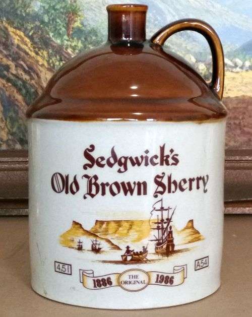 Sedgwick's Old Brown Sherry - Large 4.5L Stoneware Centenary Presentation Jar