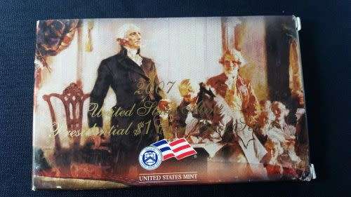 2007 United States Mint Presidential One Dollar Coin Proof Set