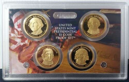 2007 United States Mint Presidential One Dollar Coin Proof Set