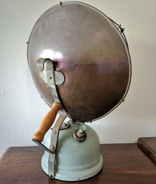 Tilley Radiator Model R.1. - Tilley Petroleum Lamp with Air Force Blue Fount - Excellent Condition