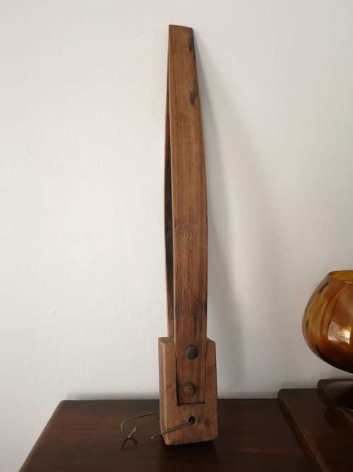 Vintage Bentwood Saddlers Clamp - Leatherworker Tool - Vice Knee Held Horse Tack