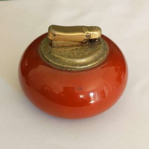 Job Lot Lighters - 1940's Colibri Monopol, Ronson Crown Table Lighter, Resin Cube KOEI Unicorn