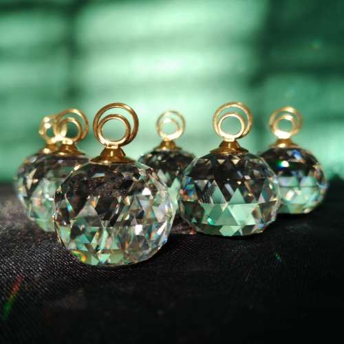 Swarovski Crystal Place Card Holder 7403 NR 030 001 - Retired Vintage Silver Crystal Gold Trim