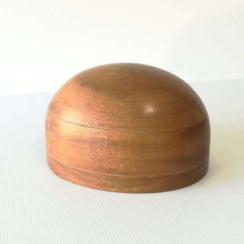 Vintage Hat Block, Shop Display - Milliners Wooden Hat Form - c19th to 20th Century