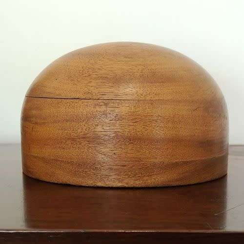 Vintage Hat Block, Shop Display - Milliners Wooden Hat Form - c19th to 20th Century