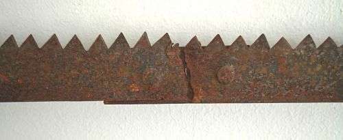 Antique Vintage Buck Saw - Wooden Hand Tool Log Cutting - Beautiful Rustic Wood Logger Bow Saw