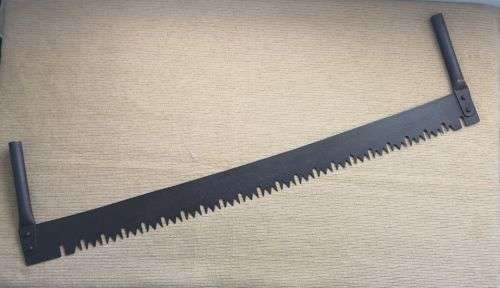2 Man Crosscut Saw - All Steel Pull Saw - Extremely Nice Condition - Great Antique Décor
