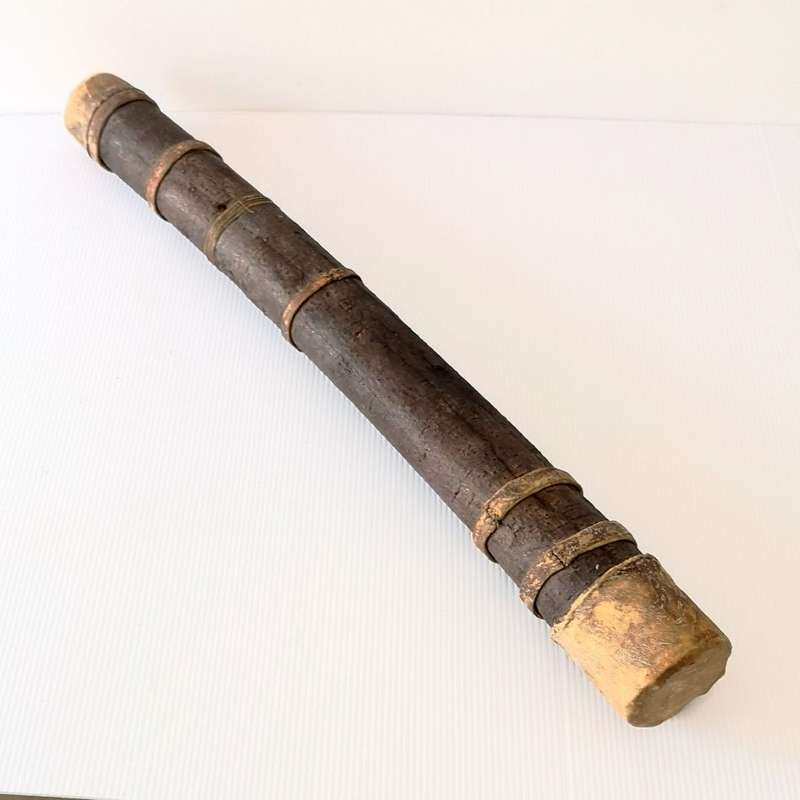Kalahari Bushman Quiver - Bark Bound with Leather Bands and Leather Ends - For Arrows
