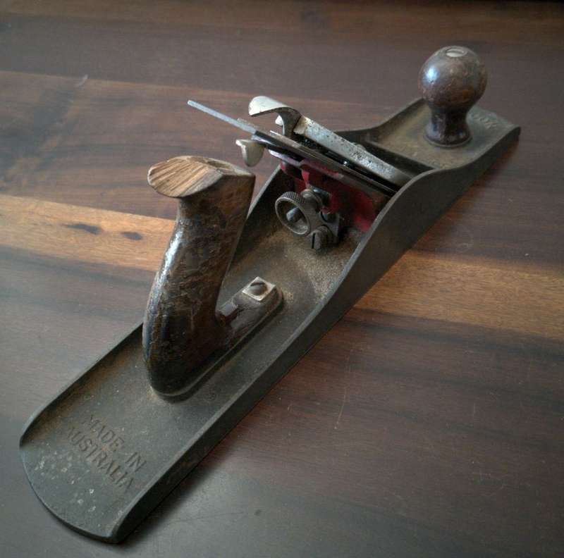 Vintage Falcon Pope No F5-1/2 Wood Plane, Made in Australia- c1950's  + Assorted Hand Planes