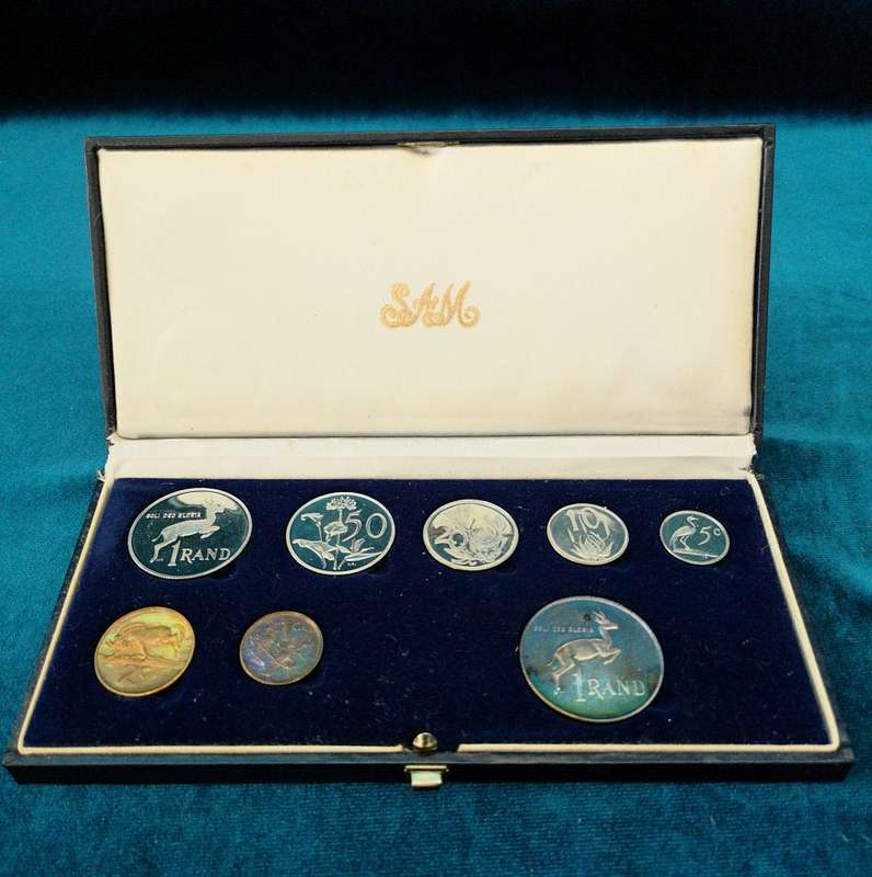 Republic of South Africa: Proof Set 1988 with Silver R1