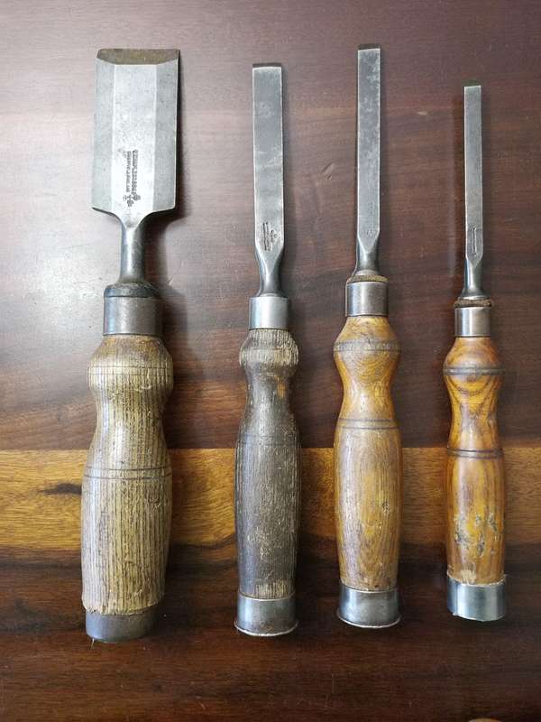 Collection of Wood Carving Chisels - Marples & Son Sheffield England - Woodcock's - Chisel Union