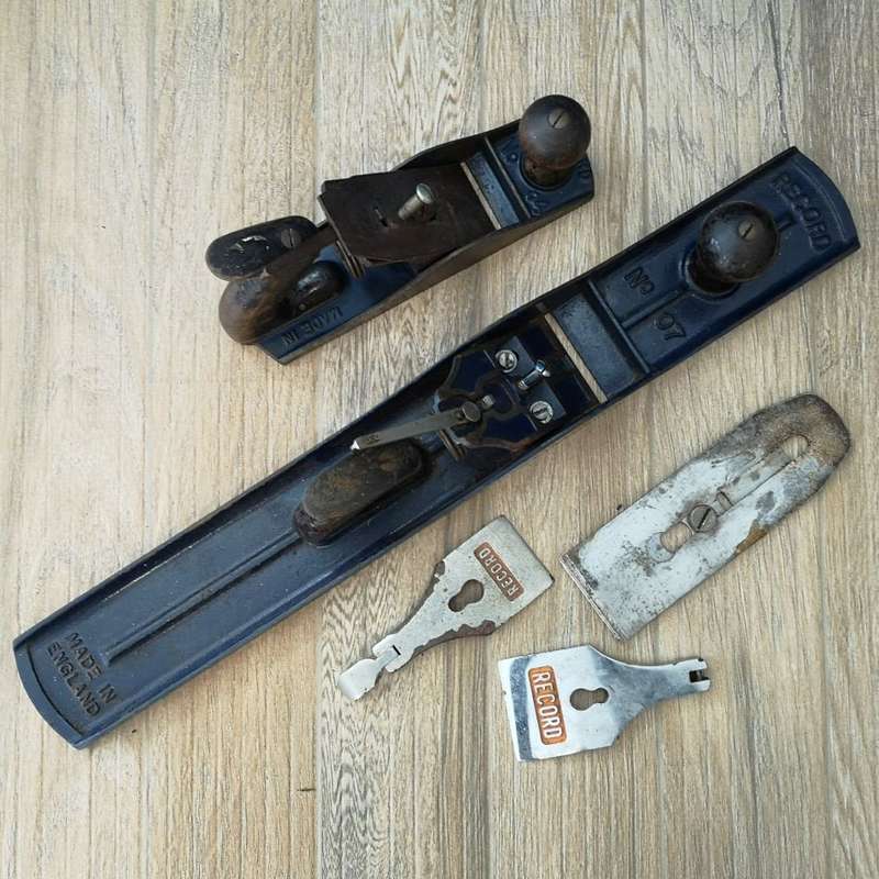 1x Record Plane No.7 PLUS 1x Record No.4 Hand Plane