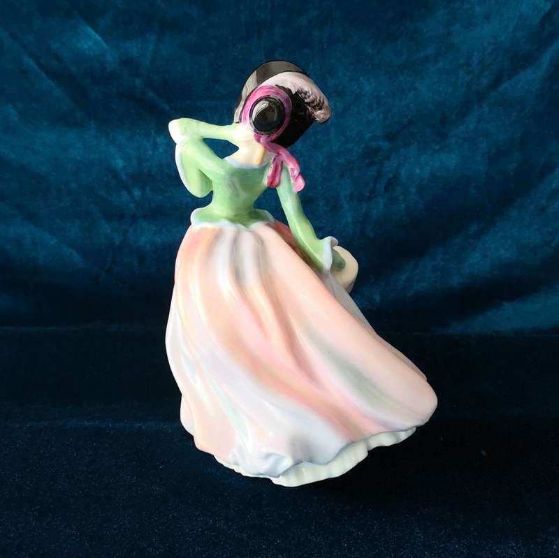 Royal Doulton English Porcelain Figurine `Autumn Breezes` by Leslie Harradine - HN 1911