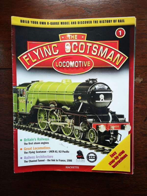 The Flying Scotsman Locomotive DIY Kit Hachette - Total of 125 Issues To Complete