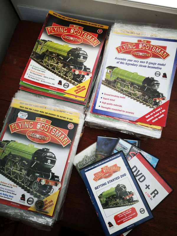 The Flying Scotsman Locomotive DIY Kit Hachette - Total of 125 Issues To Complete