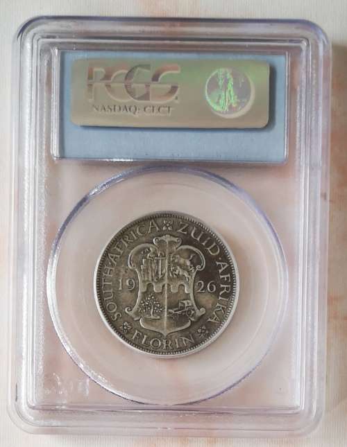 1926 Two-Shillings (2/-) : Very Fine : PCGS GRADED VF20