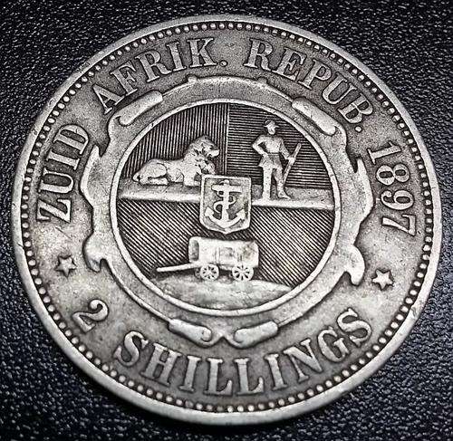 1897 ZAR Two Shilling