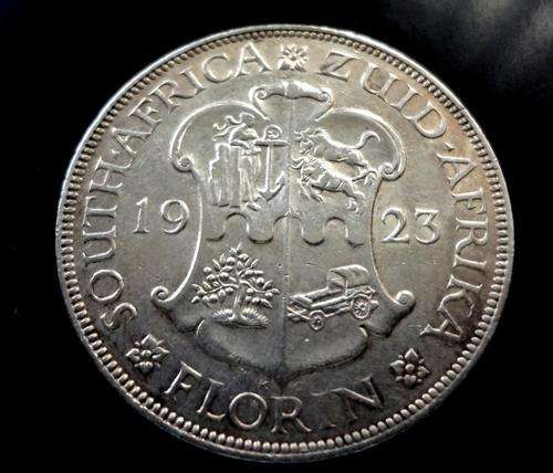 1923 Florin key date 2 shilling