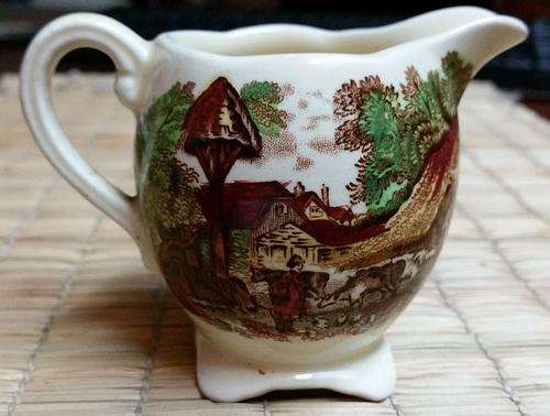 Clarice Cliff Royal Staffordshire 'Rural Scenes' milk jug